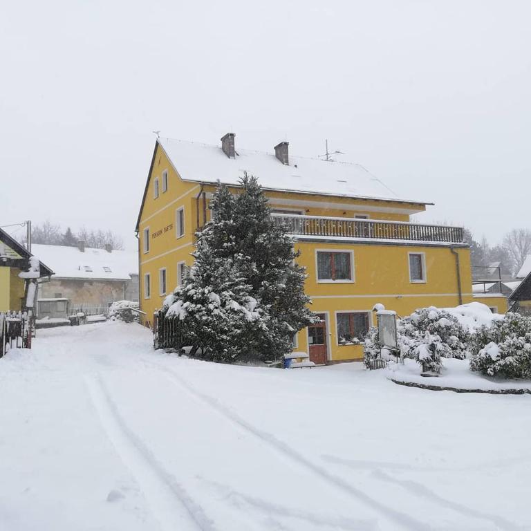 Pension Pastis v zimě