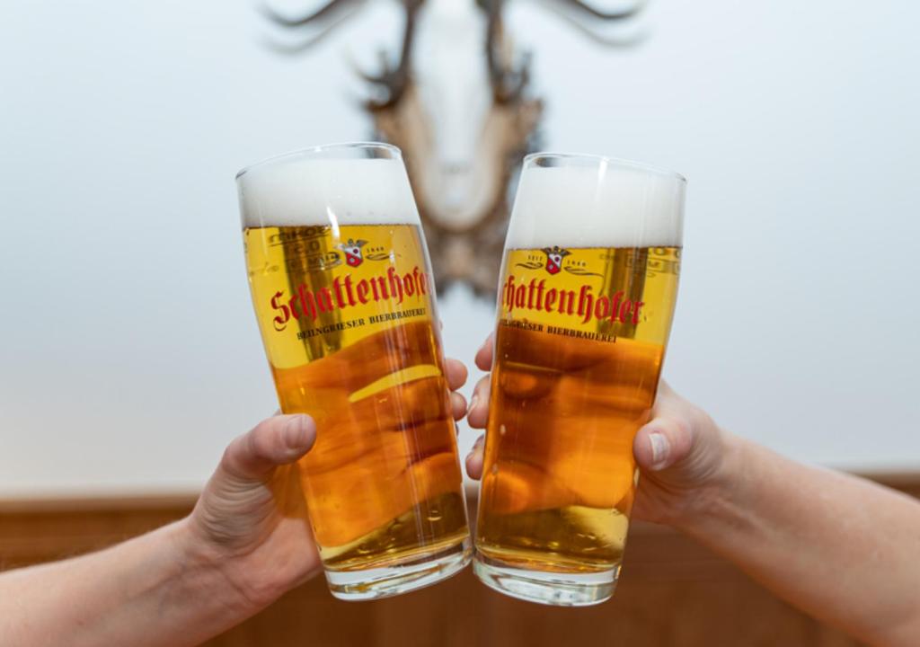 Nápoje v ubytování Schattenhofer Braugasthof