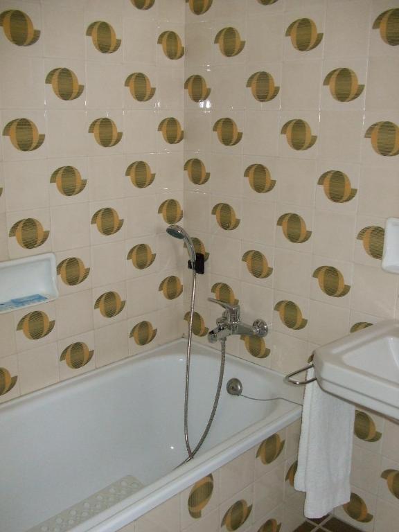 Koupelna v ubytování Albergo La Primula