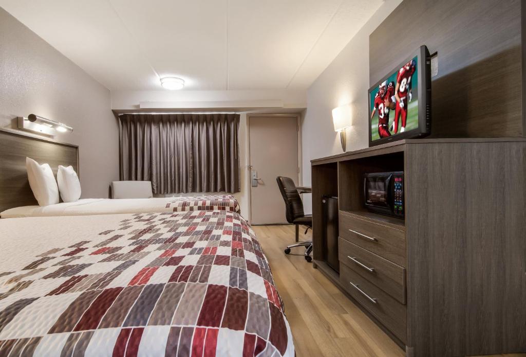 Red Roof Inn Detroit - Farmington Hills - Deluxe Kamer Met 2 Tweepersoonsbedden, Niet-roken