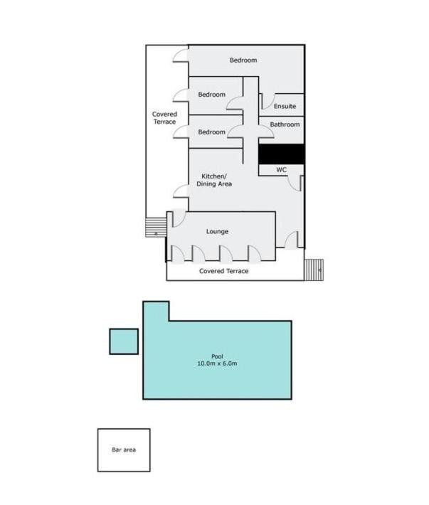 Půdorys ubytování Villa D'Louca