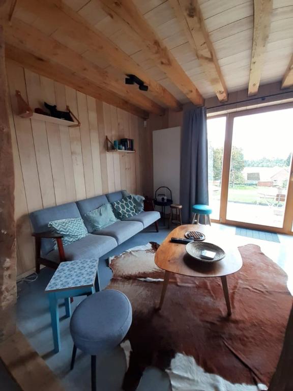 Posezení v ubytování Boerderaaj vakantiewoning
