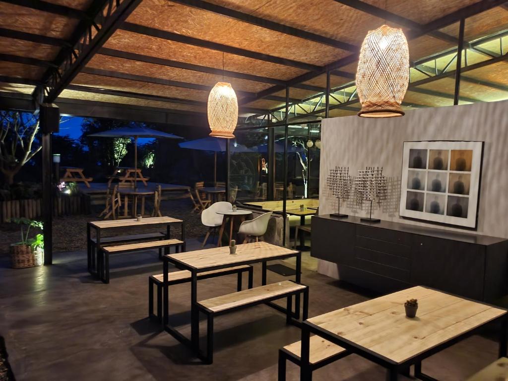 Restaurace v ubytování Hotel La Palma y El Tucán - Café y Naturaleza