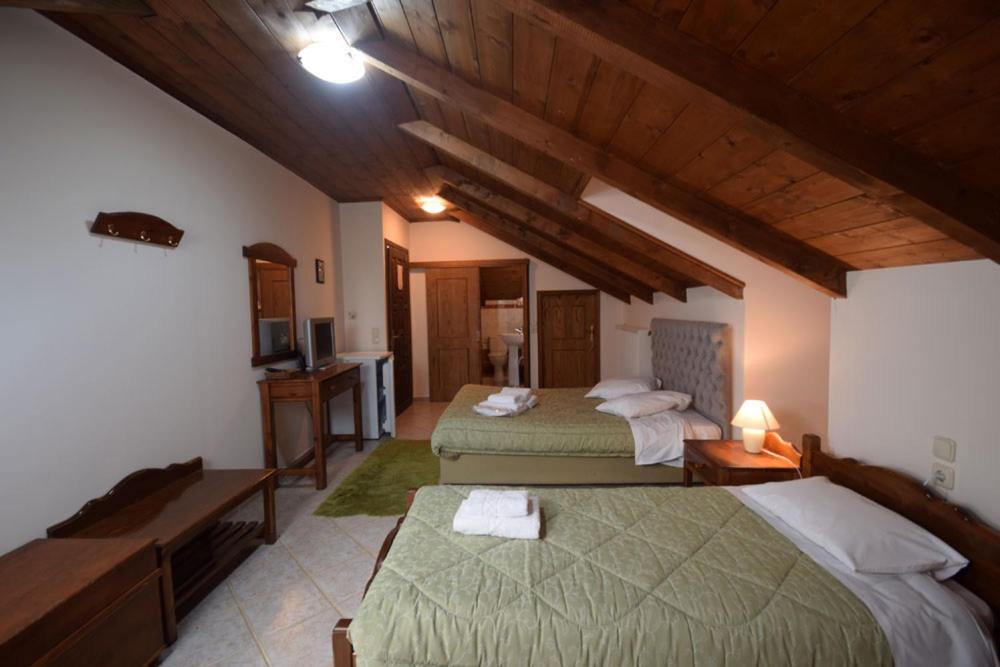 Posteľ alebo postele v izbe v ubytovaní Mountain House