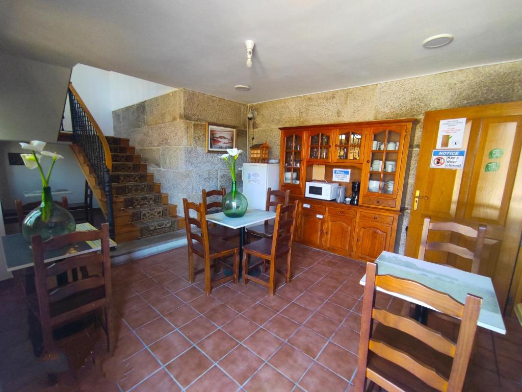 Kuchyň nebo kuchyňský kout v ubytování Albergue Villa San Clemente