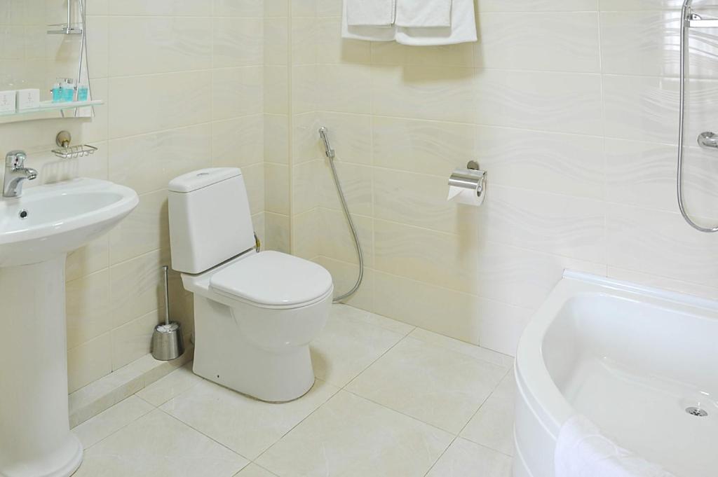 Koupelna v ubytování Hotel Gremi Tbilisi