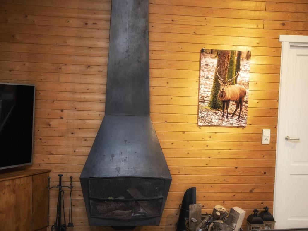 TV a/nebo společenská místnost v ubytování Chalet in Manhay for 9 Person