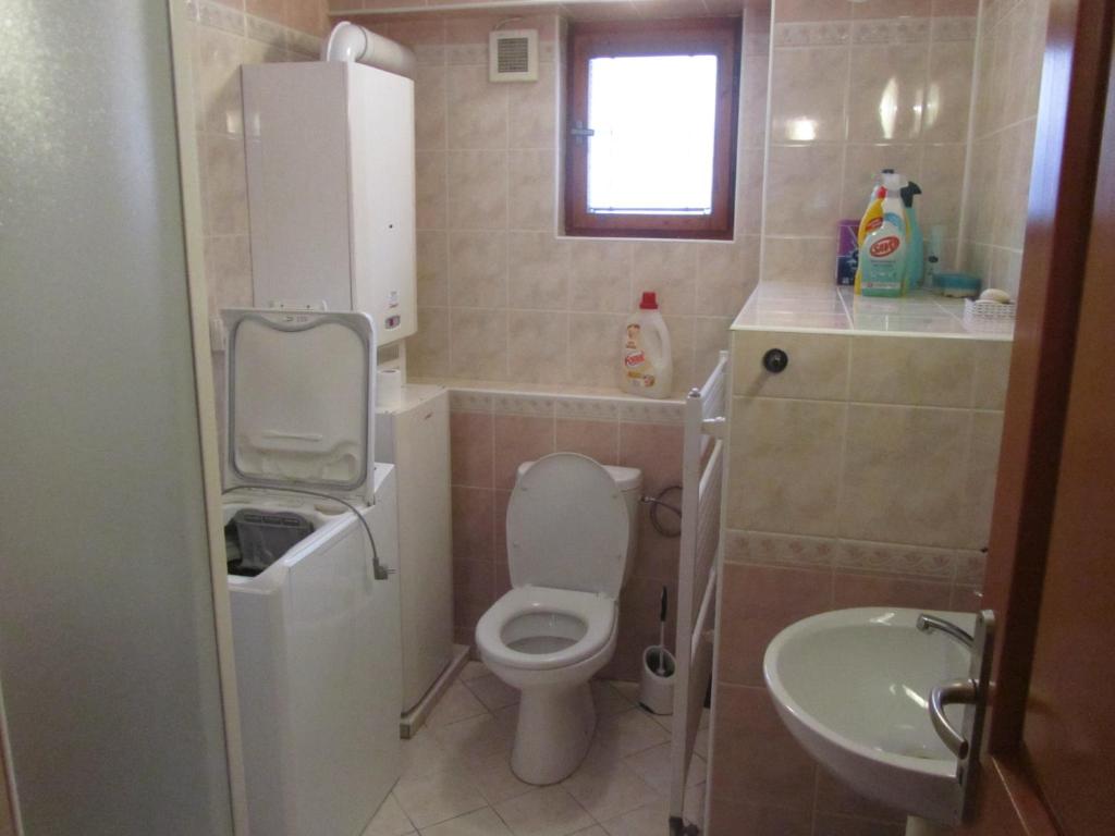 Kúpeľňa v ubytovaní Privát Sokolie