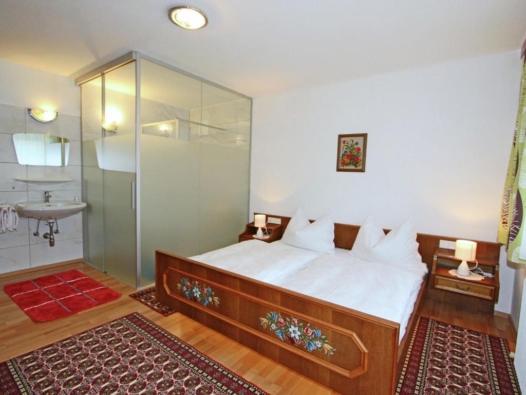 Posteľ alebo postele v izbe v ubytovaní Apartment in Aschau im Zillertal near Ski Area
