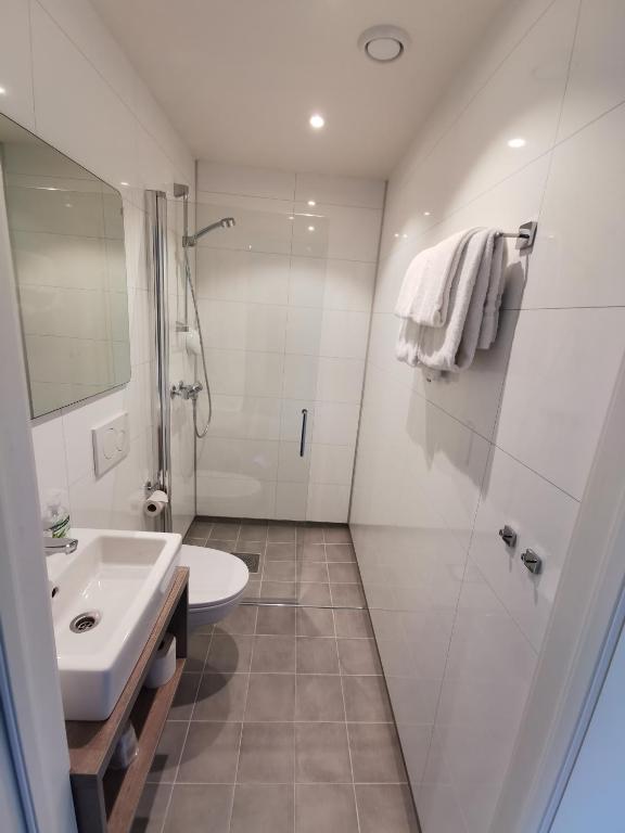 Koupelna v ubytování Lærdal Hotel