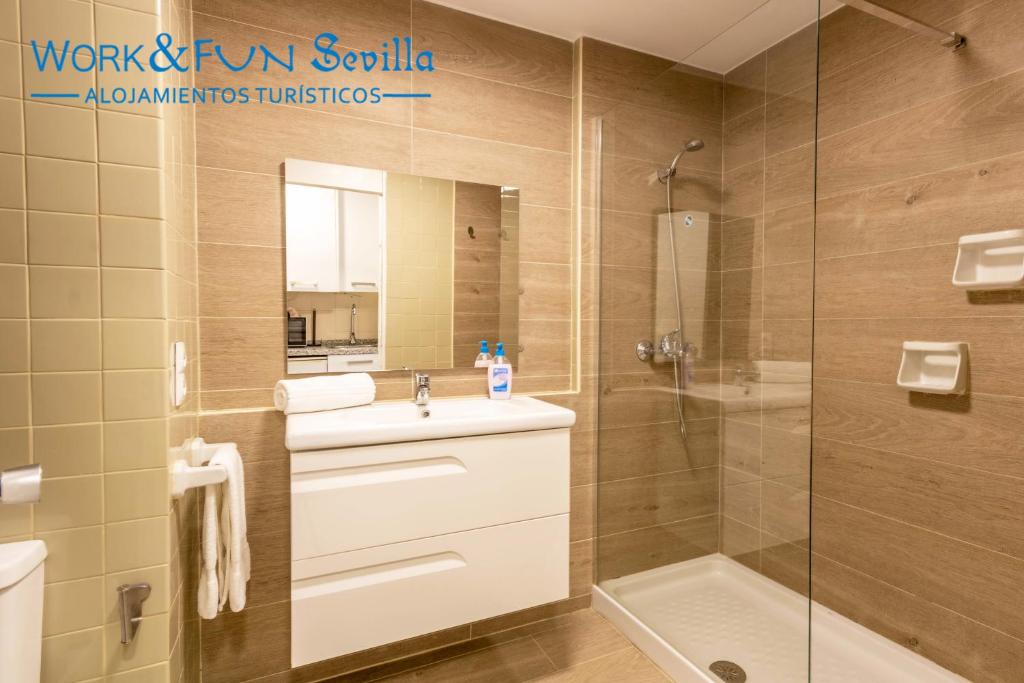 Kúpeľňa v ubytovaní Apartamento La Campana en Centro Sevilla
