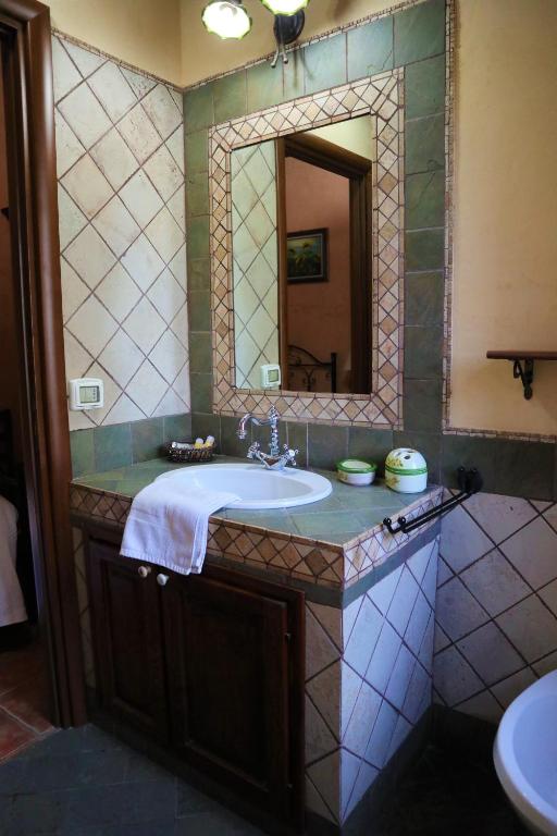 Koupelna v ubytování B&B Villa Giusy