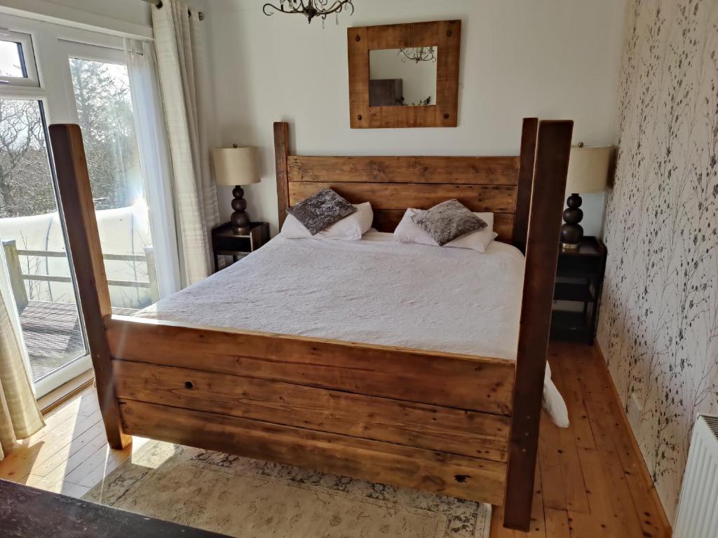 Postel nebo postele na pokoji v ubytování Drumgarry