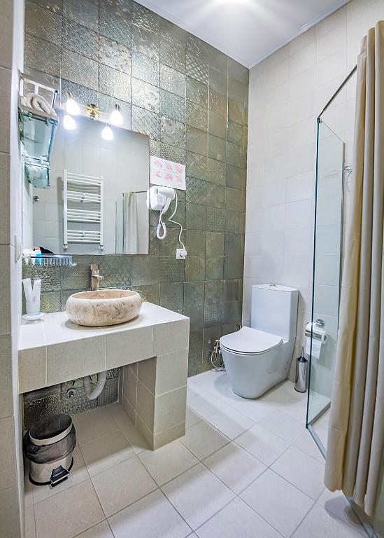 Koupelna v ubytování Vintage Hotel