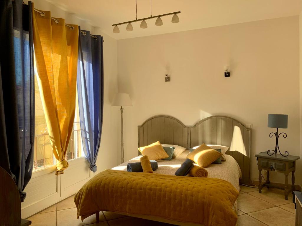 Cama ou camas em um quarto em Villa fiora chambre