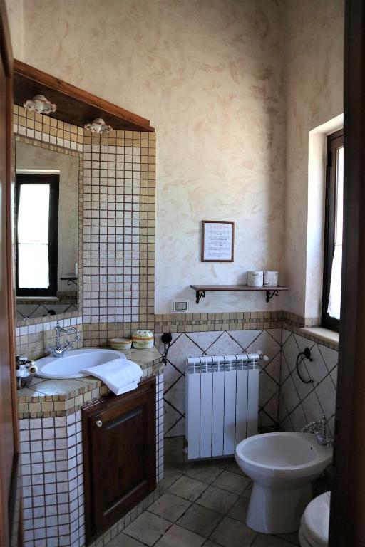 Koupelna v ubytování B&B Villa Giusy