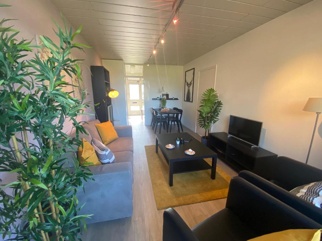 Χώρος καθιστικού στο Appartement Walvis nr. 9D