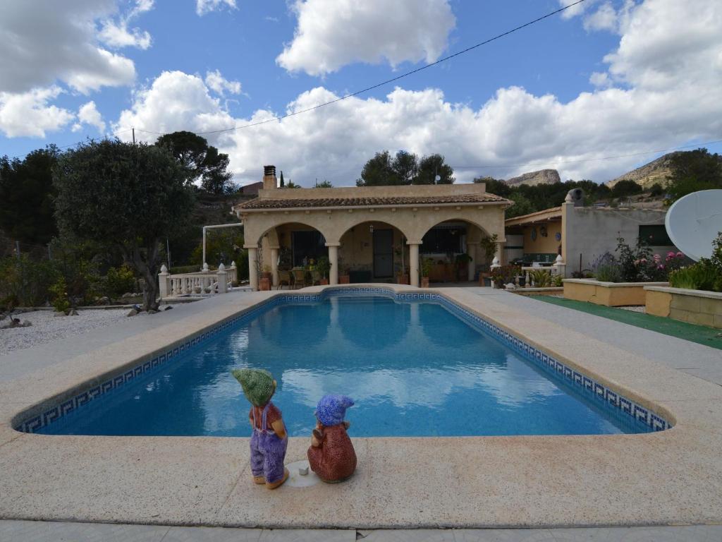 Bazén v ubytovaní Holiday Home in Finestrat with Sea Views alebo v jeho blízkosti