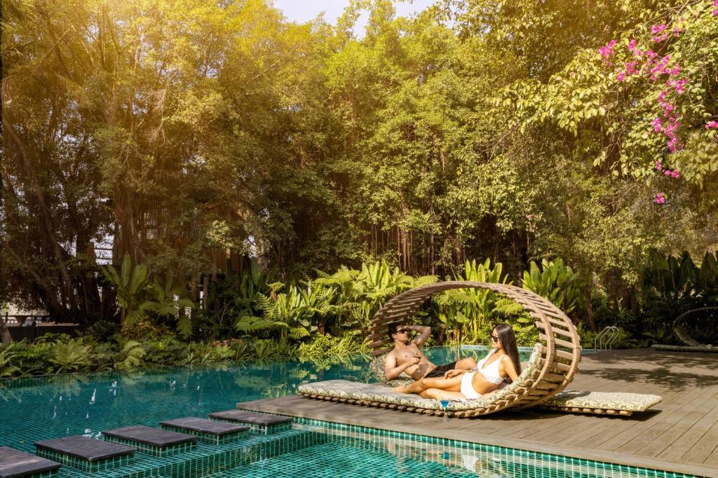 Bazén v ubytování An Lam Retreats Saigon River nebo v jeho okolí