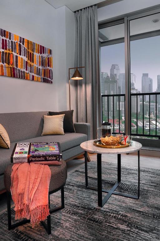 Posezení v ubytování Citadines Sudirman Jakarta