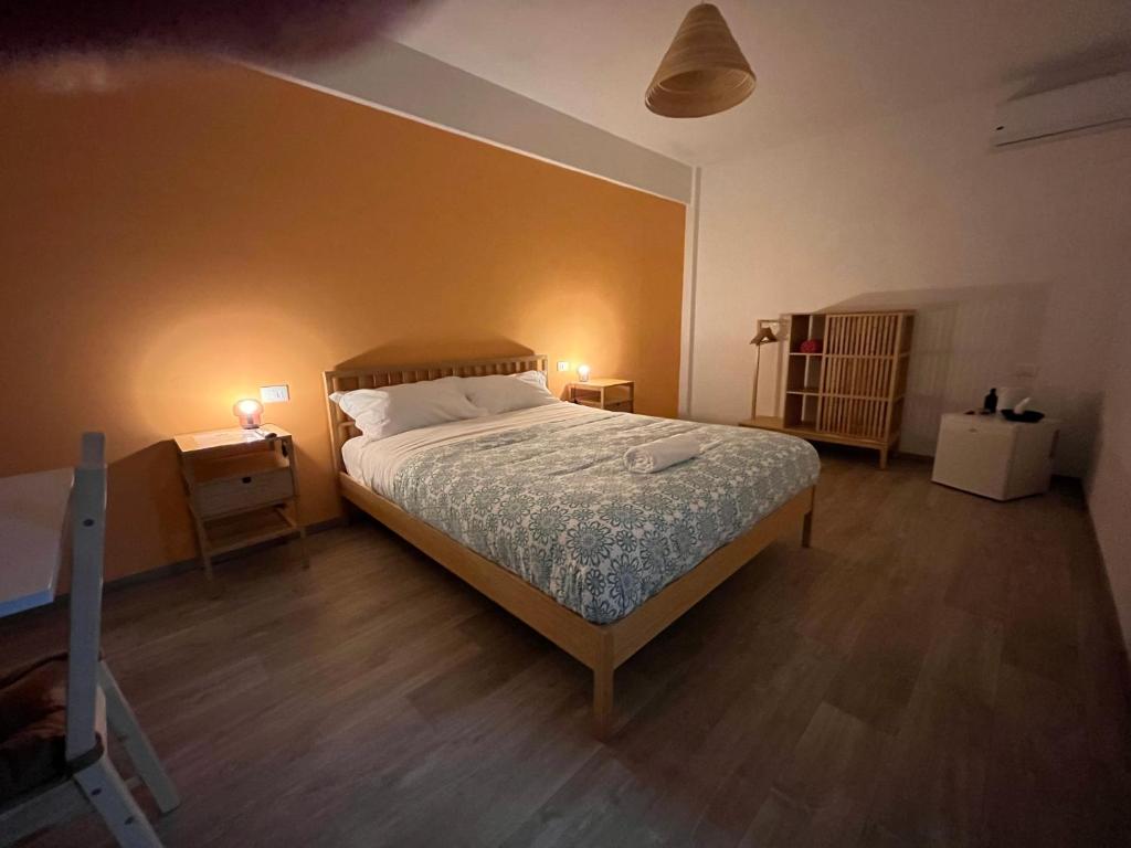 Łóżko lub łóżka w pokoju w obiekcie Agriturismo La Costa dei Trabocchi