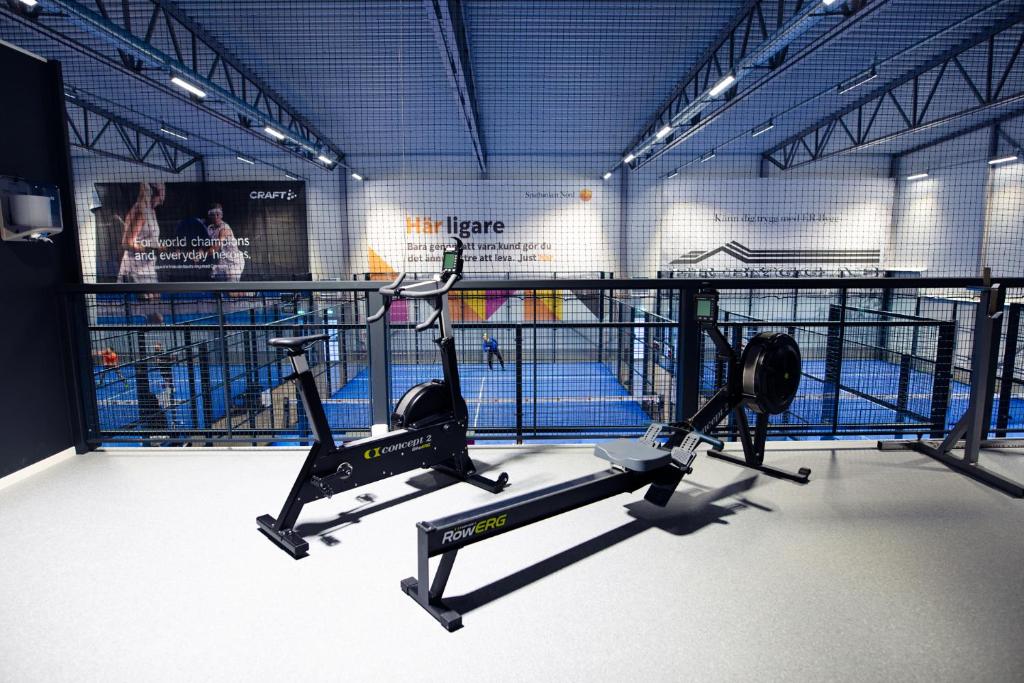 Fitness centrum a/nebo fitness zařízení v ubytování Camp Ripan