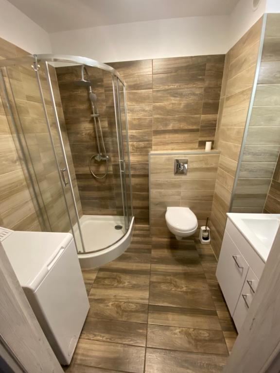 Kúpeľňa v ubytovaní Apartament Gorzów