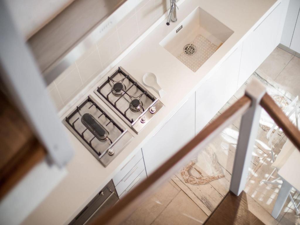 A bathroom at Apartment in Petrella Guidi with Medieval Charm