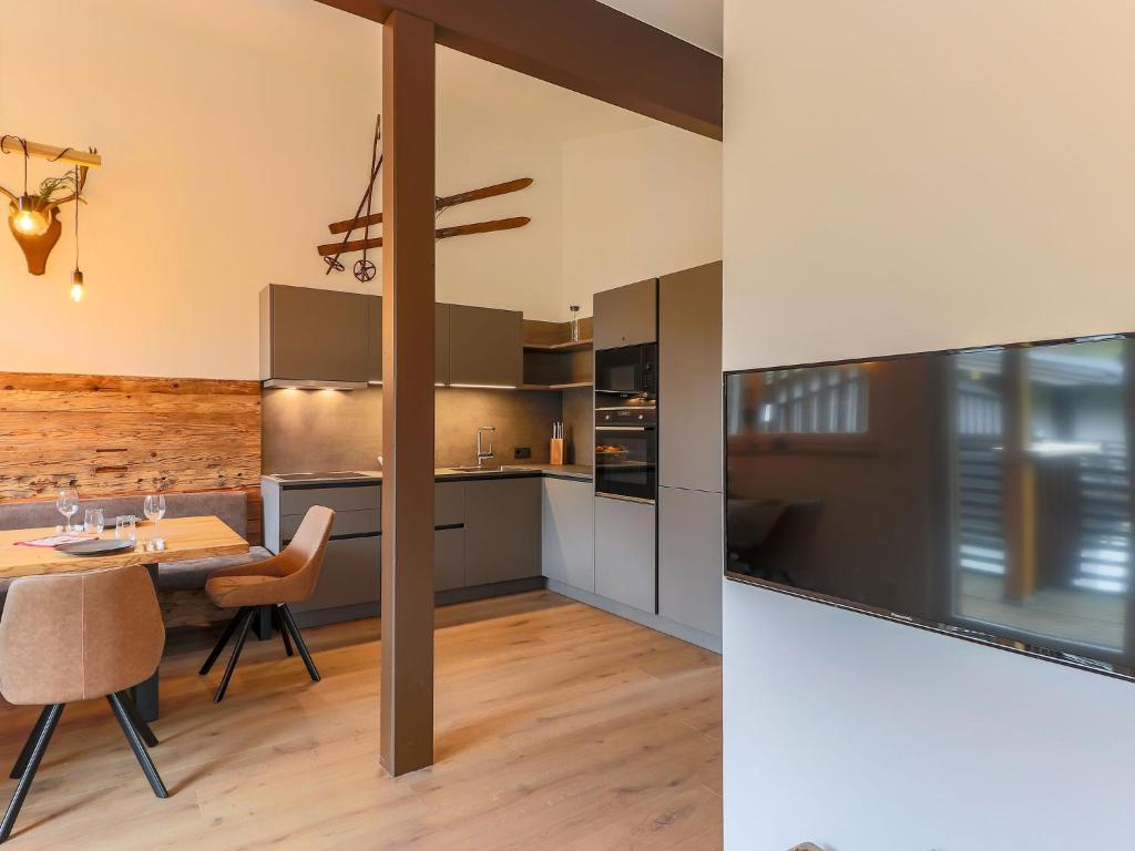 A kitchen or kitchenette at Apartment in Tyrol near ski area