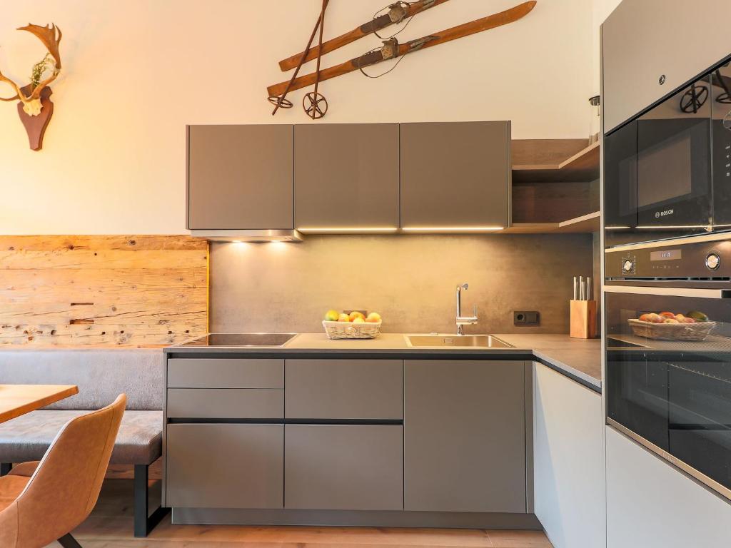 A kitchen or kitchenette at Apartment in Tyrol near ski area