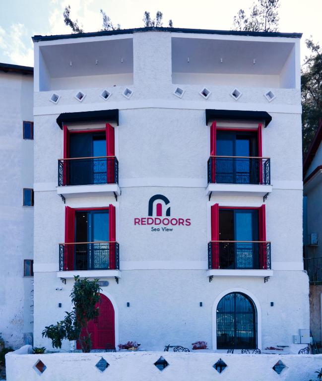 Budova, kde se aparthotel nachází