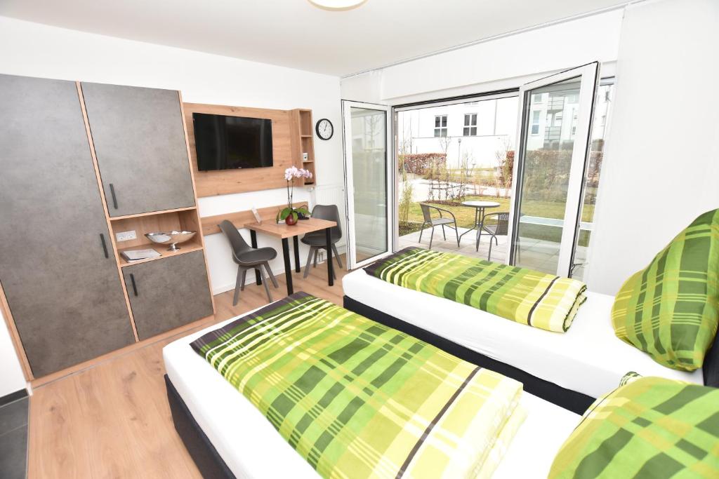 Boardinghouse Henschelstraße - Habitación Doble O Twin Con Terraza