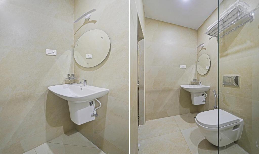 Koupelna v ubytování Treebo Premium Raffis' Andalusia Bay Way