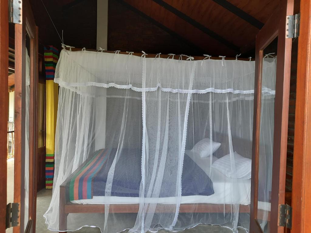 Postel nebo postele na pokoji v ubytování Shambala Retreat