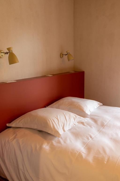 Cama ou camas em um quarto em Gite de Vonnes