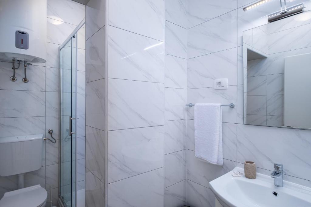 Kúpeľňa v ubytovaní Studio Apartment Brigita