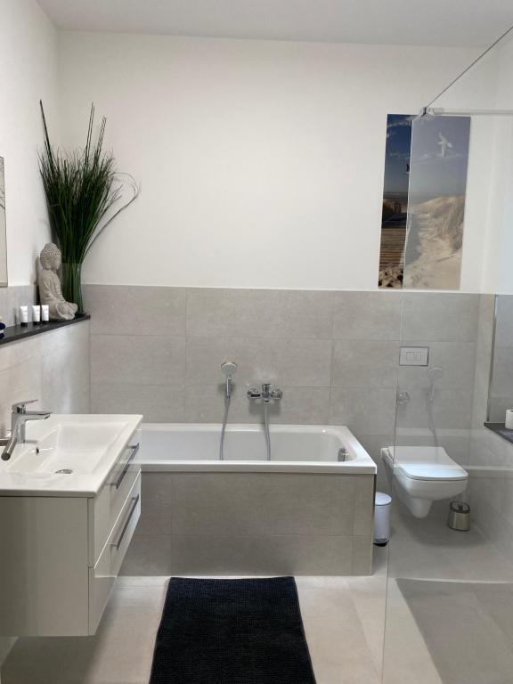 Koupelna v ubytování Schwartz GmbH