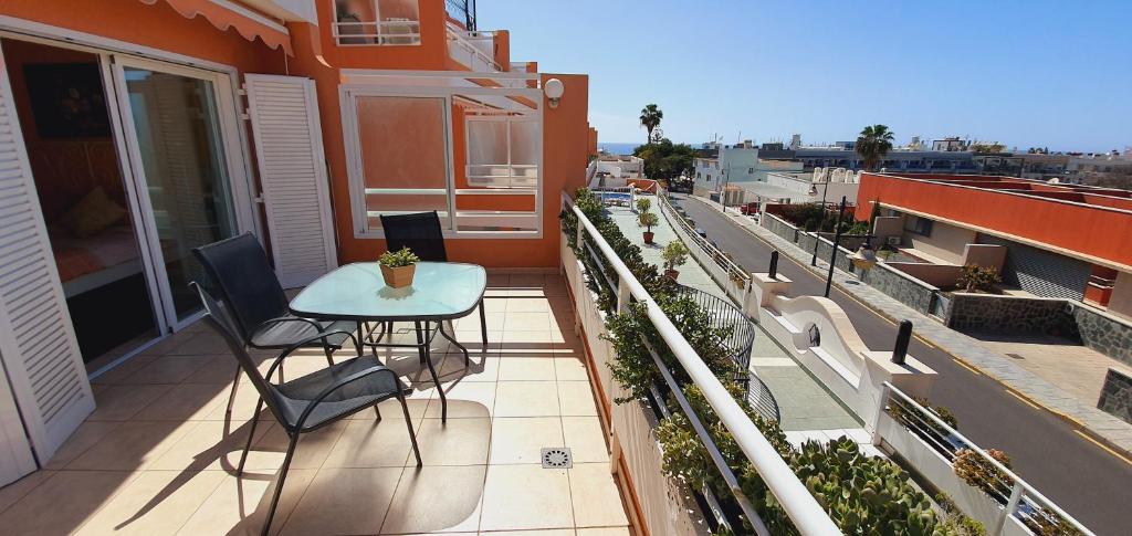 Balkón nebo terasa v ubytování Paraiso Puerto de Mogan