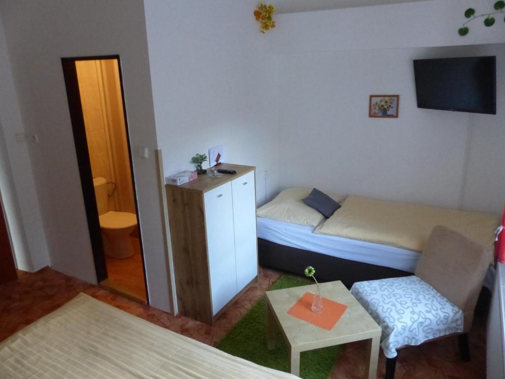 Postel nebo postele na pokoji v ubytování Villa Plischke