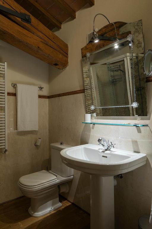 Koupelna v ubytování Hotel Villa Giona