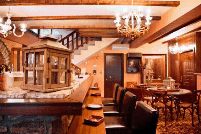 Χώρος καθιστικού στο Silva Suites
