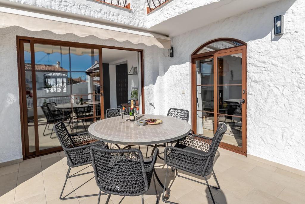 Balkón nebo terasa v ubytování Villa Caroline