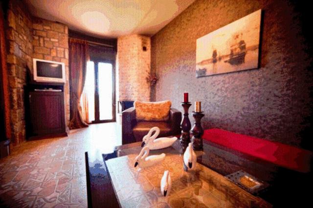 Χώρος καθιστικού στο Silva Suites