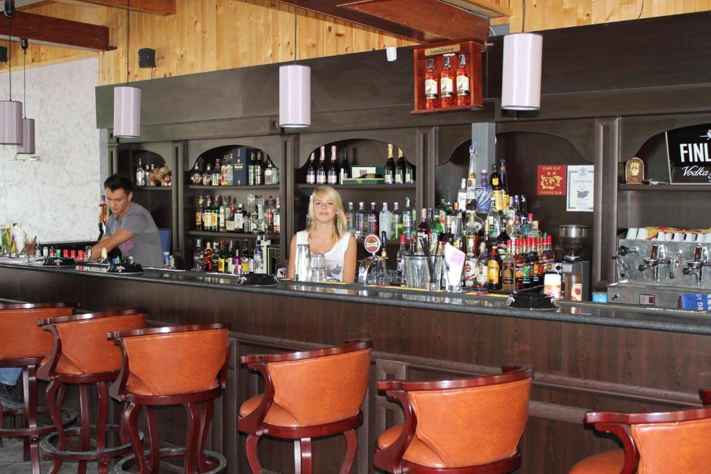 Lounge nebo bar v ubytování Complex Dobrudja