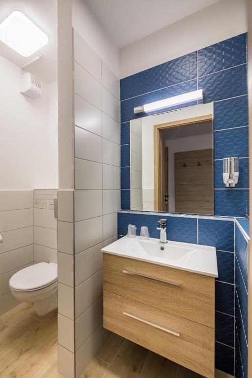 Koupelna v ubytování Autohof 171 Hotel Hegyeshalom