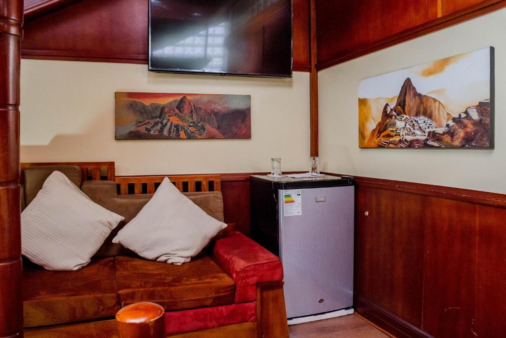 Posezení v ubytování Hotel Waynapicchu