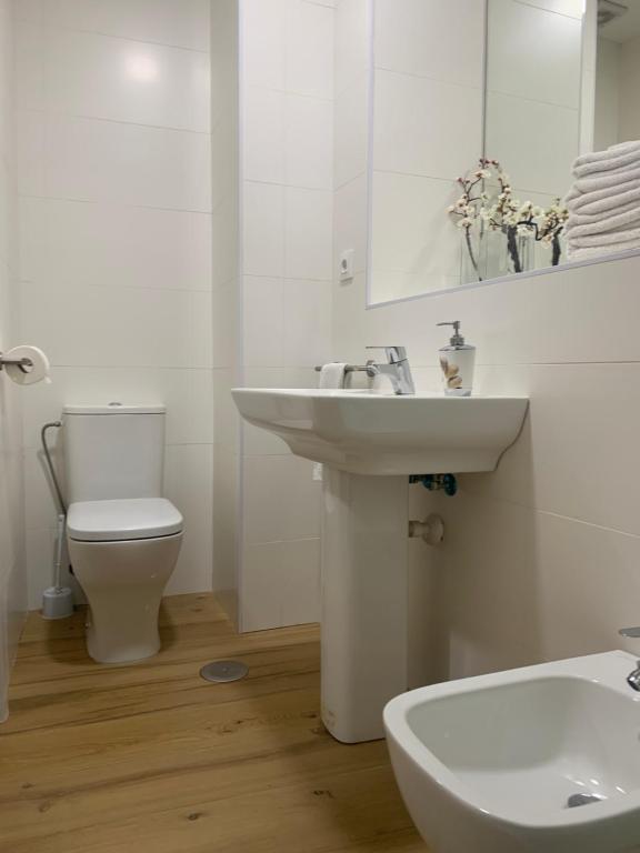 Kúpeľňa v ubytovaní APARTAMENTOS HÉRCULES SEVILLa