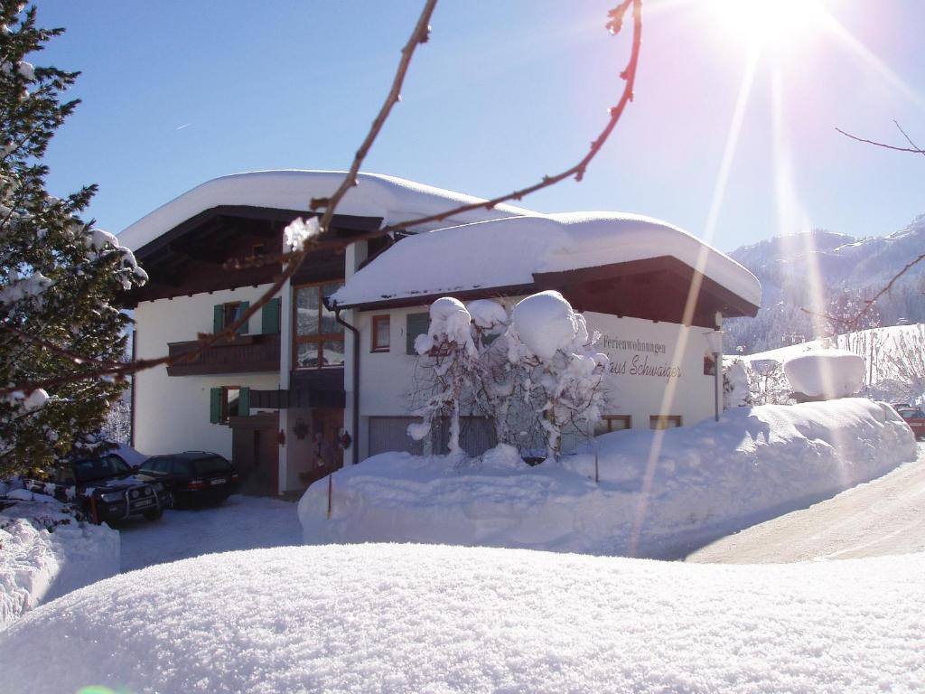 Ferienwohnungen Haus Schwaiger žiemą