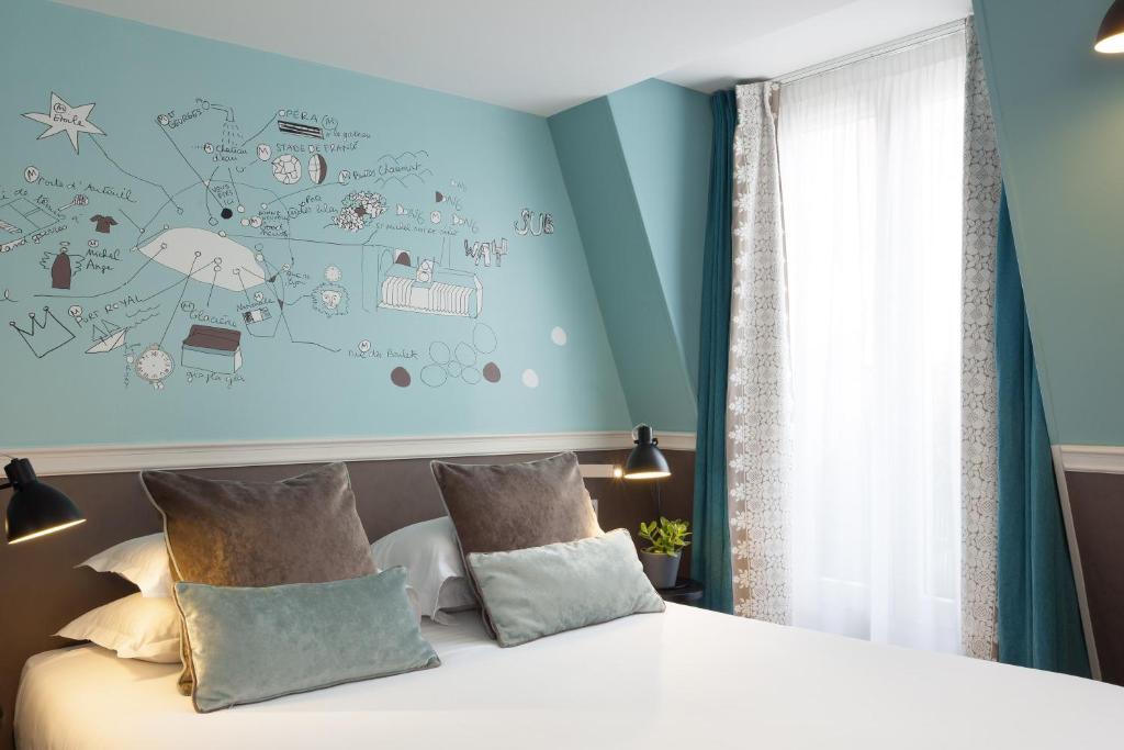 Hôtel des 3 Poussins - Resim 23