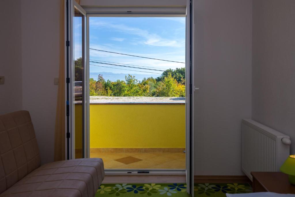 Balkón nebo terasa v ubytování Apartman Andrea